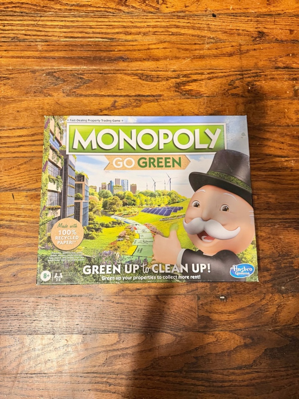 Hasbro Monopoly Go Green Board Game